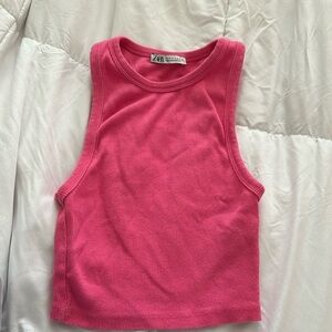 Pink zara tank